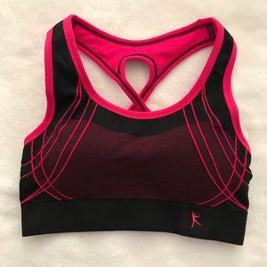 NWT Black and Pink Sports Bra
